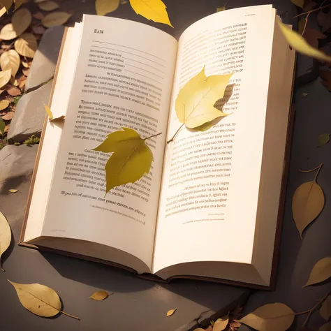 open book, yellowed leaves, old,