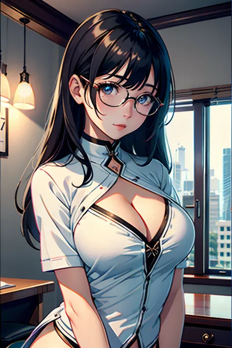 (the Extremely Detailed CG Unity 8K Wallpapers)、top-quality、独奏、1girl in、beatiful detailed eyes、Bright pupils、(extremely delicate and beautiful)、(Beautiful and detailed eyes description)、ultra-detailliert、​masterpiece、))、Colossal tits、atlibrary、Put your han...