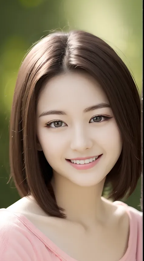 portlate、in 8K、hightquality、Realistic photo images、18year old、A Japanese Lady、Neat and clean college student、small tits、Reproduce natural and realistic eyes、Japan Person Stand、Beautiful black hair、Shorthair、light make-up、octan render、beautiful  lighting、Co...