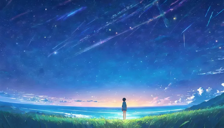 The vast starry sky