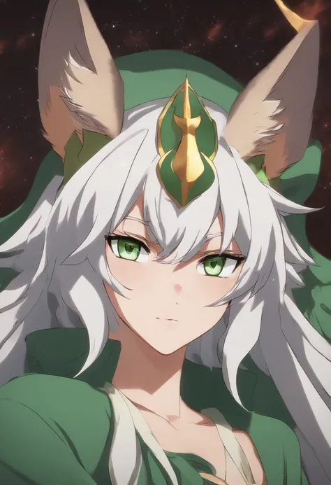 spreading, A cat with horns and green eyes stares into the camera, Stylized anime, Todays featured anime stills, cel shaded anime, pokemon anime style, still from tv anime, anime catgirl, transforming into his final form, tatsumaki, offcial art, Anime Styl...