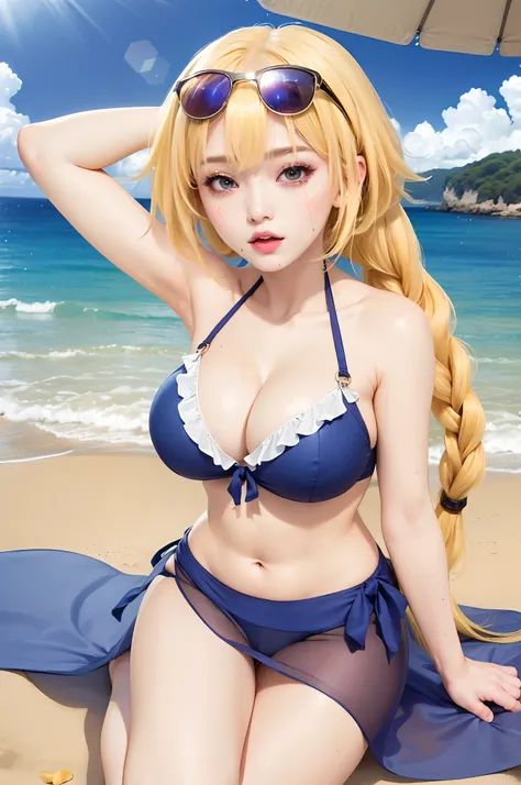 best quality, ultra high res, (photorealistic:1.4), 8k resolution, girl, (yellow hair:1.3), (realistic hair:1.2), (Korean girl:1.2), (realistic eyes:1.2), (beauty face:1.3), perfect body, white pale skin, big breast, cleavage, , (eyes looked up:1.3), (wet ...