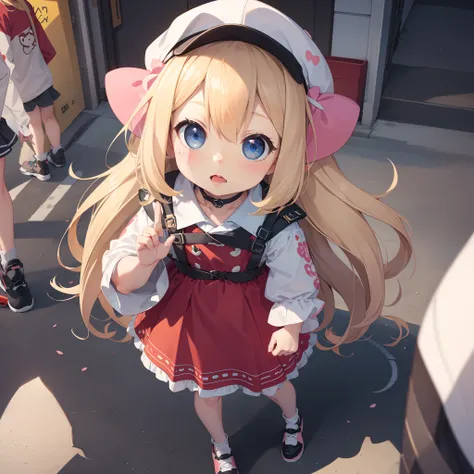 (kawaii, loli:2),(skateboard),skateboard,BREAK (city street:1.6),BREAK full body shot:1.3,from above:1.3,low shot:1.6,BREAK (extremely detailed CG unity 8k portrait:1.3),(highly detailed fingers:1.3),(Masterpiece: 1.3),(ultra detailed face),(Exquisite Deta...