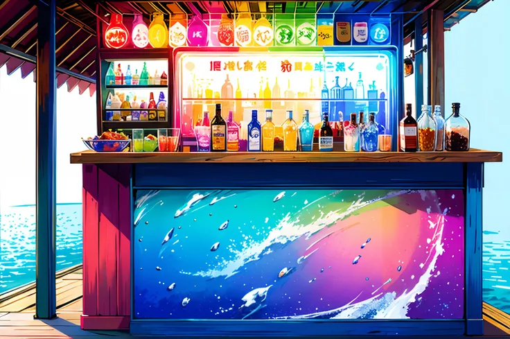 Colorful Bar Ice、Beautiful fece、Summer