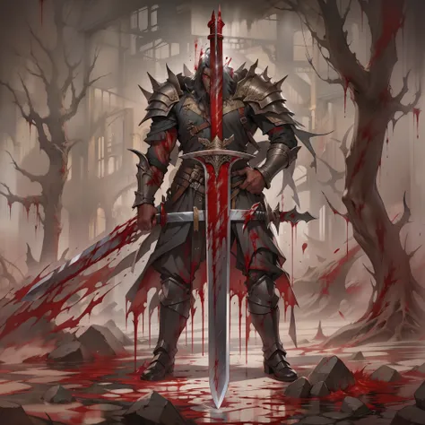 Blood-bathed sword