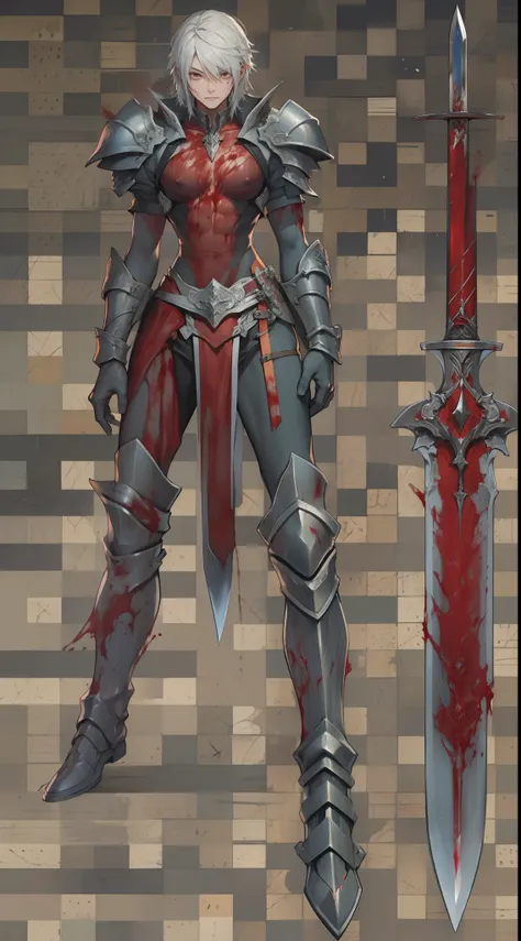 Blood-bathed sword