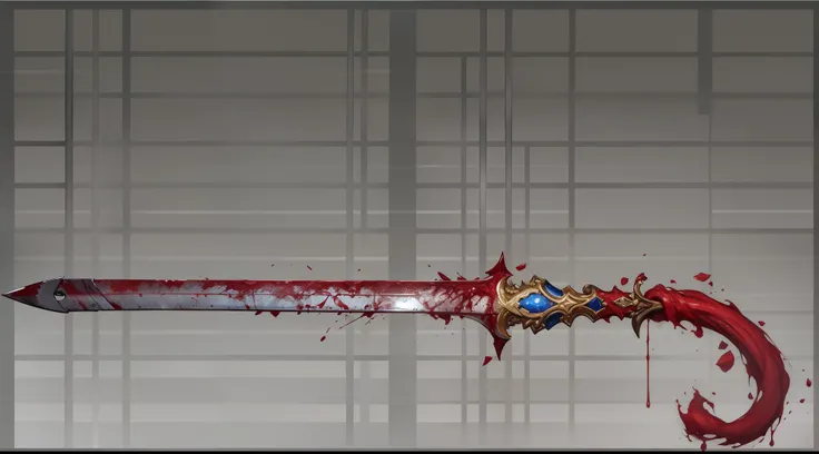 Blood-bathed sword