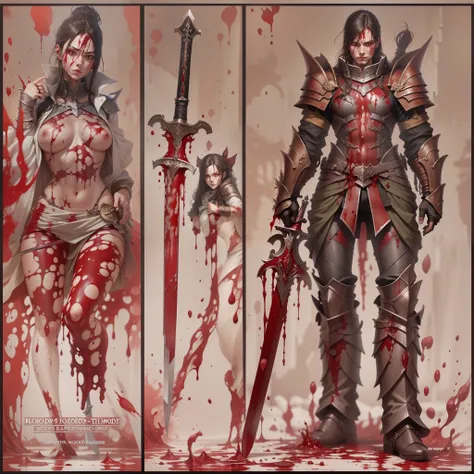 Blood-bathed sword