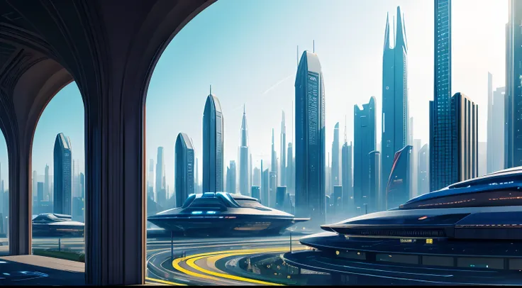 future city, far future, type 3 civilization