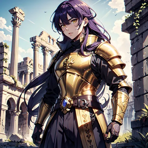 Ultra High Definition,
Ultra High Quality,
Hyper Definition,
Hyper Quality,
Hyper Detailed,
Extremely Detailed,
Perfectly Detailed,
8k,
1 Boy,
Long Purple Hair,
Under Cut Hairstyle,
Solid Yellow Eyes,
Handsome,
Armored With Roman Emperor Armor,
Ancient Rom...