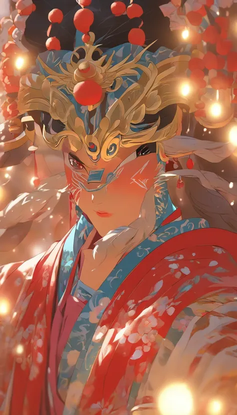 China-style，Chinese drama，Peking Opera costumes，Bai Suzhen costume，Drama Facebook，White predominantly，中景 the scene is，super-fine，ultra - detailed，high qulity，8K ，Sharply focus the eyes，highly detailed surreal vfx，oc rendered， - AR 16:9 --q 2 --s 1000