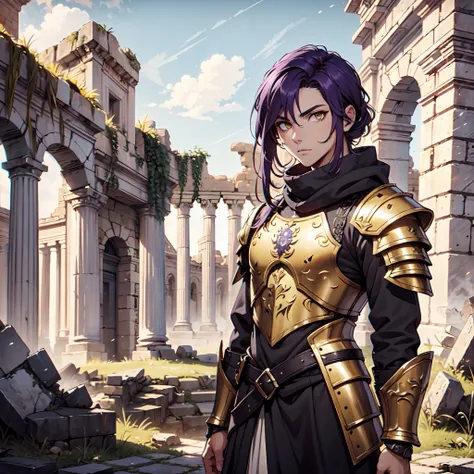 Ultra High Definition,
Ultra High Quality,
Hyper Definition,
Hyper Quality,
Hyper Detailed,
Extremely Detailed,
Perfectly Detailed,
8k,
1 Boy,
Long Purple Hair,
Under Cut Hairstyle,
Solid Yellow Eyes,
Handsome,
Armored With Roman Emperor Armor,
Ancient Rom...