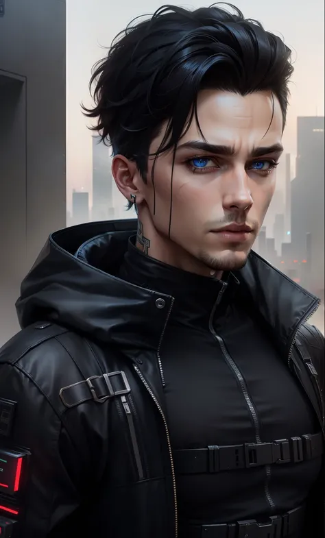 Change background cyberpunk handsome boy,realistic face,8k, ultra realistic,