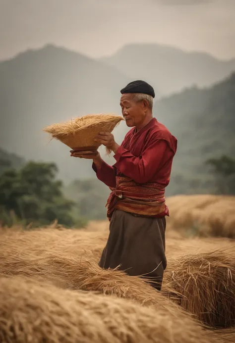 RICE BLOWING CONTEST IN DONG VAN