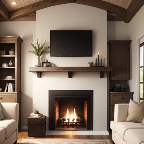 modern farmhouse fireplaces with Choosing the Right Mantel