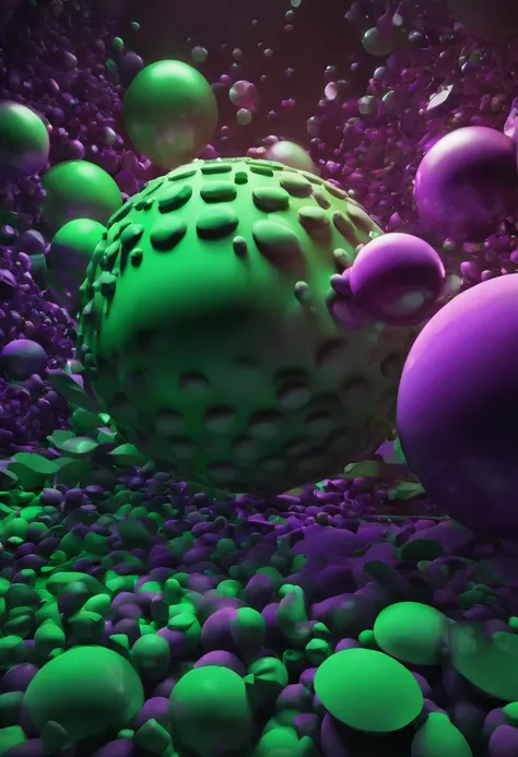 imagem de fuguetes e torpedos papel de parede futurista em "3D" realista com otima qualidade de efeitos na cores "ROXO" "VERDE" 3D