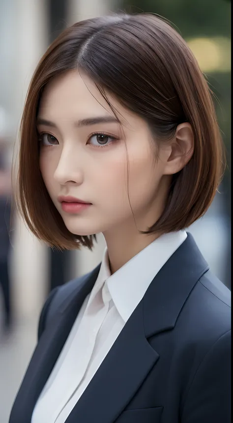 ((Best Quality, 8K, Masterpiece: 1.3)), Sharp: 1.2, Perfect Body Beauty: 1.4, Slim Abs: 1.2, ((Layered Hairstyle, Big Breasts: 1.2)), (Wet White Button Long Shirt: 1.1), (Rain, Street: 1.2), Wet: 1.5, Highly detailed face and skin texture, detailed eyes, d...