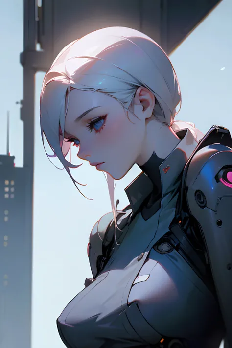 (1girl:1.3), solo, __body parts__ delicate and realistic skin, pale skin, big, official art, unified 16k wallpaper, ultra detail, beauty and aesthetics, beauty, masterpiece, best quality, in cyberpunk city, fantastic atmosphere, calm color palette, peacefu...