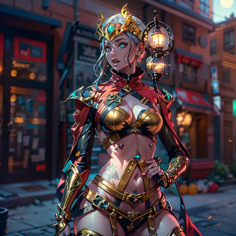 Masterpiece epic girl sunLight Heroe suit Marvel outfits Harley_Davidson Beholder ultra_realist saturate meticulously intricate ultra pro-photorealistic optimal ultra_high_quality accurate ultra_high_detail ultra_high-resolution color-coded shading max per...