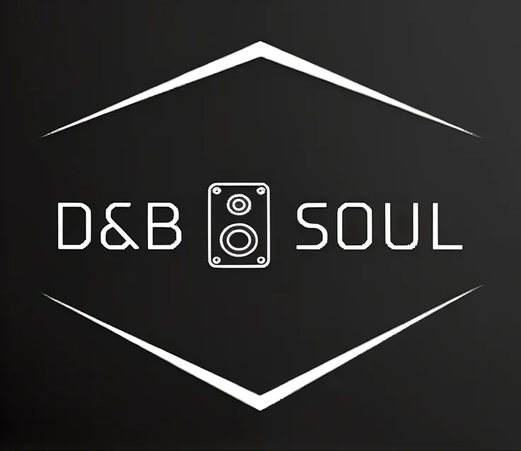 Crie uma imagem de destaque para a  marca "DnB Soul", use a imagem carregada como logo nas camisetas. Present two models wearing our clothes in a dynamic setting related to electronic music. Os modelos devem estar vestindo camisetas, Caps, shorts and sweat...