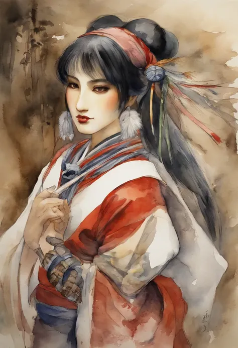 Maisons japonaises, ((Nakoruru (Nakoruru) is a character in the Samurai Shodown series)), eagle