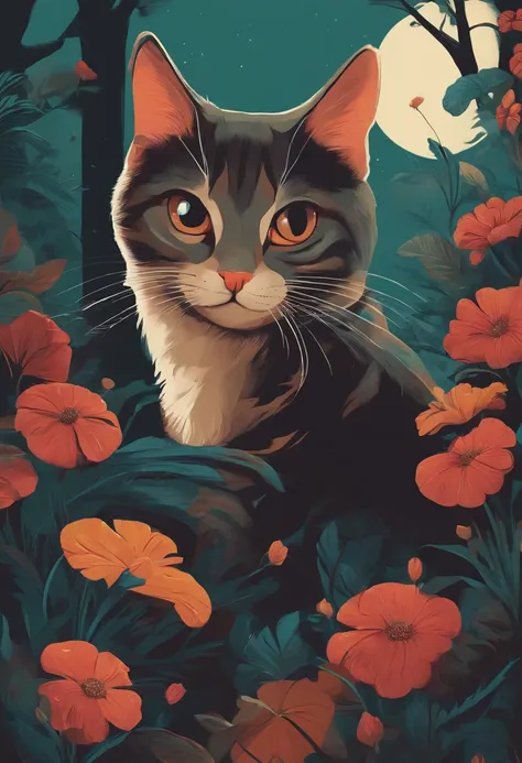 ilustrar o raio x de um gato correndo