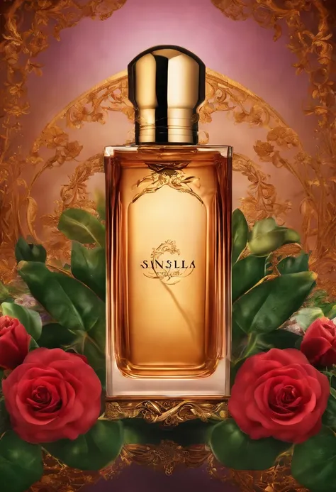 A special logo in me SL the name of the brand is a perfume