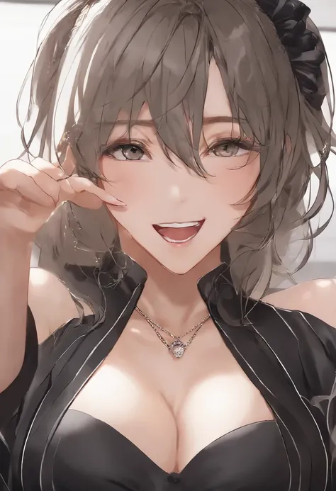 (masterpiece:1.1),(best quality:1.1),TogaHimiko,looking at viewer,open mouth, tongue, tongue out, upper teeth only, saliva, underwear, wet, wet clothes, wet shirt,breasts,extremely delicate and beautiful,4k detailed,(black bra:1.2),((Beautiful sexy Girl)),...