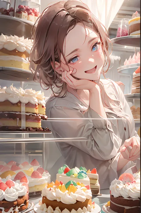 (transmitted: small happiness) today is a special day, so i buy a delicious cake at a slightly expensive cake shop. the colorful...