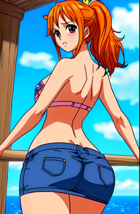 onepiece、Nami、barechested、Colossal tits、Big ass、、(top-quality)、Cowgirl、ssex、Beautuful Women、