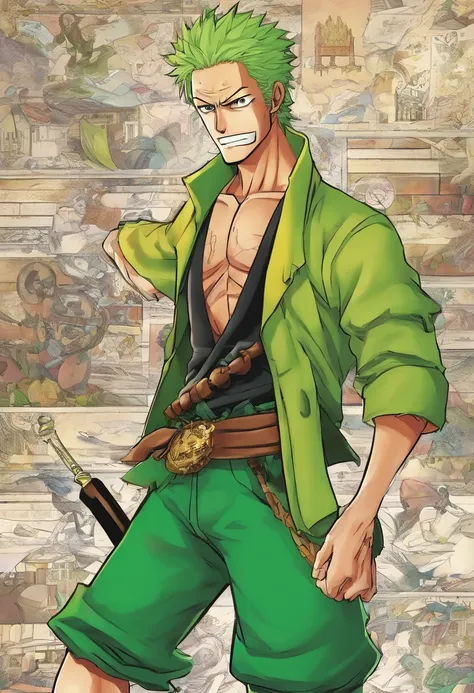 Kid Zoro from one piece