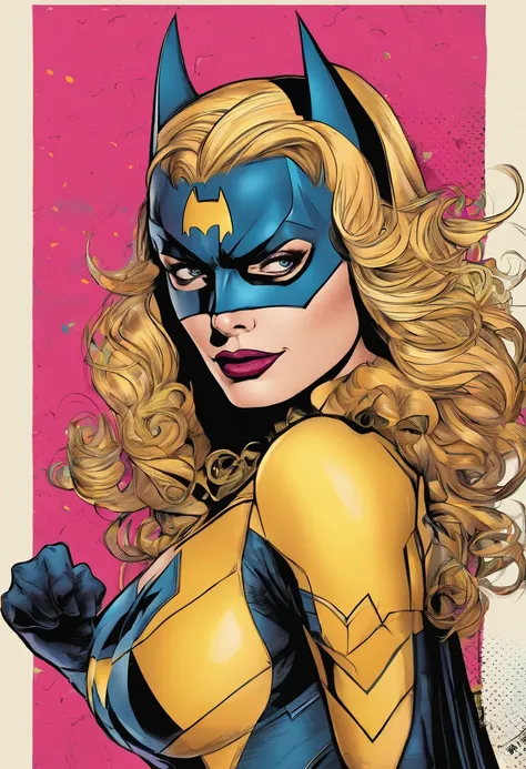 Margot Robbie, vestida como Batgirl