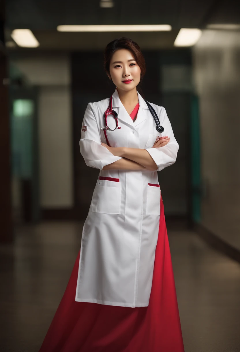 Korean female nurse in her 30s