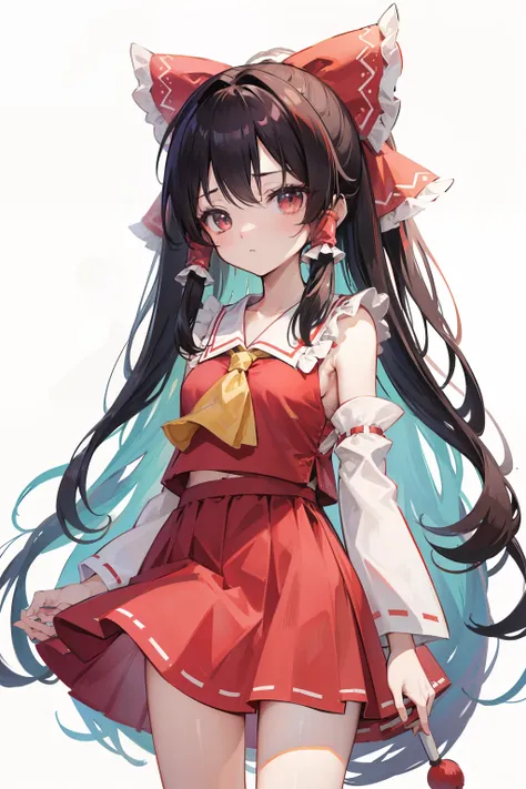 Borei Reimu　hair tubes　childish　Lori　short stature　Kamimei