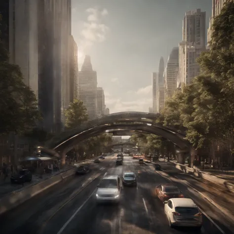 The city of the future，k hd，Brilliant