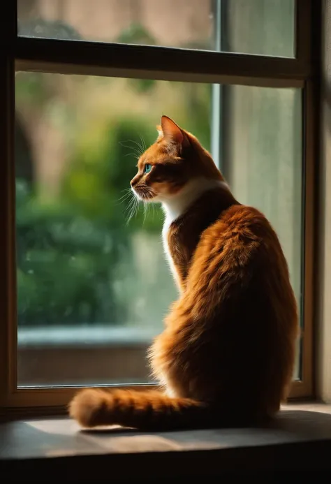 Cat on the window