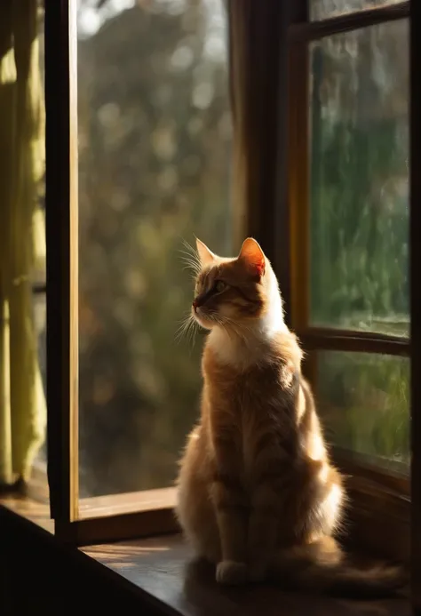 Cat on the window