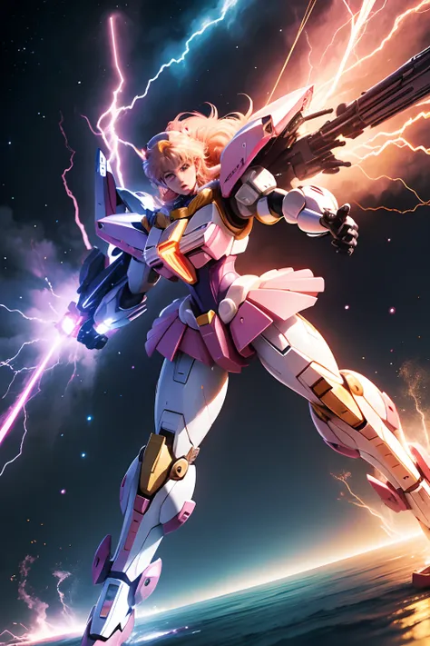 Sailor Moon Gundam Mech Pink Lightning