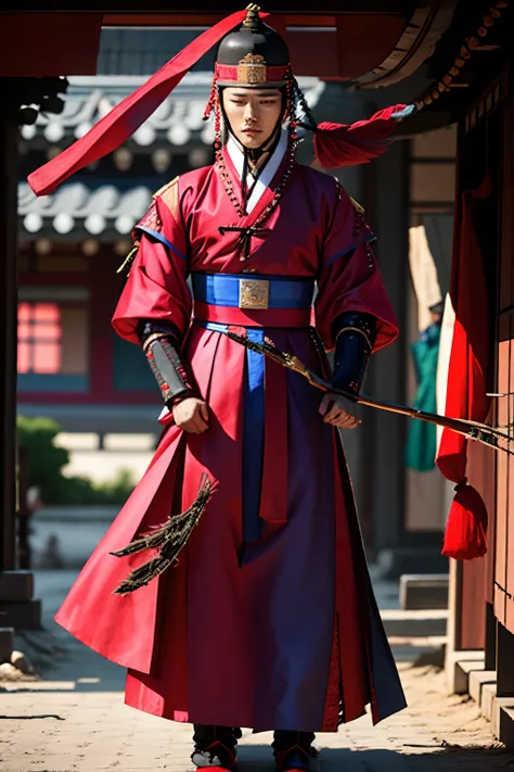 korean warrior hanbok - korean clothes