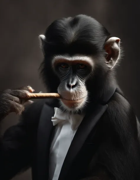 ((top-notch quality)), ((Obra)), ((Verdadeiro-para-vida)),

Assunto: Hyper-realistic photograph of an elegant monkey smoking a cigar
Average: Photography
Resolution: 4K

Alerta positivo: Create a ((top-notch quality)), ((Obra)), ((Verdadeiro-para-vida)) Ph...