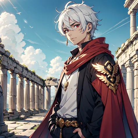 128K Ultra High Definition,
128K Ultra High Quality,
128K Ultra High Resolution,
128K Resolution,
Hyper Detailed,
Hyper Quality,
Hyper Definition,
Perfectly Detailed,
Perfectly Designed,
Masterpiece,
1 Boy,
Anime,
Handsome,
White Hair,
Red Eyes,
Wearing Ea...