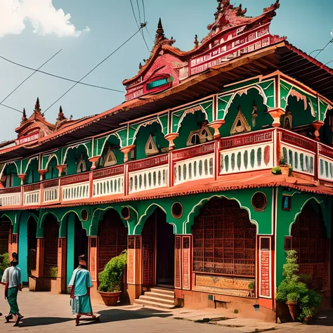 Capture the timeless charm of Almoras traditional architecture. Explore the narrow streets and document the heritage buildings. --auto --s2