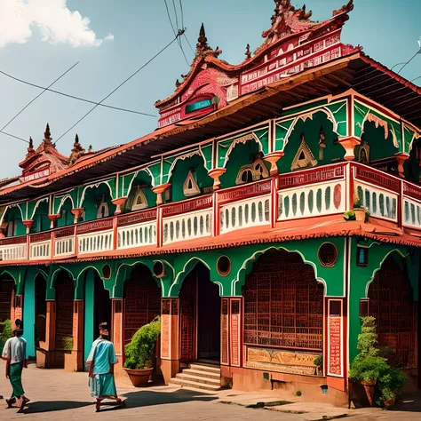 Capture the timeless charm of Almoras traditional architecture. Explore the narrow streets and document the heritage buildings. --auto --s2