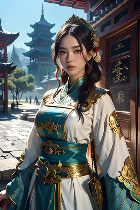 best qualityer, ​master piece, 超高分辨率, (photoreallistic: 1.4), xiuxian, arma, Face detailed,
1girll, European beauty super beautiful super realistic door Islamic kaftans, (magic circle: 1.2), xiuxian, The upper part of the body, beautiful  Girl, full bodyes...