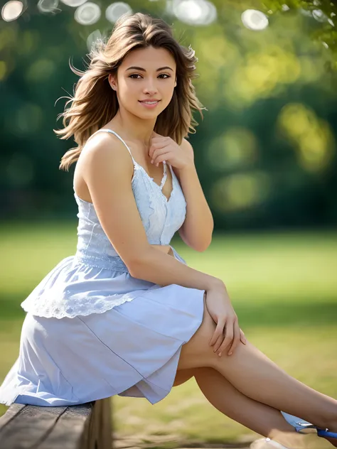 500R,((an woman sitting )),bright background,masterpiece,best quality,super detailed,high resolution,very detailed,8k uhd, (fidelity, fidelity: 1.5) , realistic, (natural light), (bokeh: 1.5), (depth of field), bokeh background, amazing, fine detail, best,...