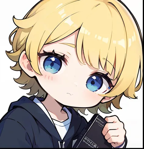 hiquality、superfine illustration,masutepiece,animated,1boy,man,man's,guy,man,man's,short hair,curly hair,parted bangs,blonde hai...