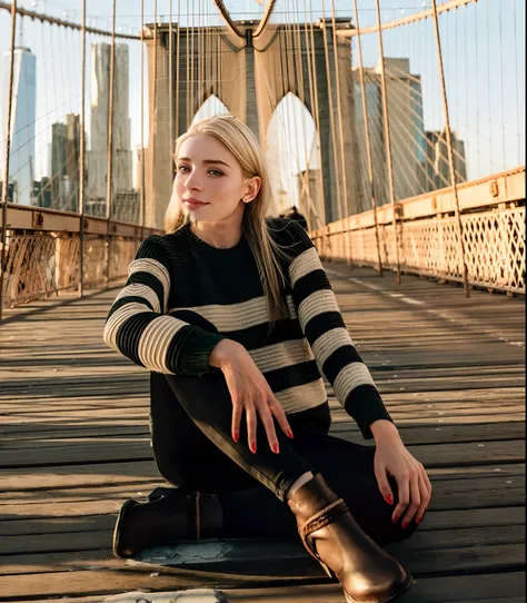 Rosto de uma mulher, americana, 25 anos, pale skin and freckles, olhos cinzas, nariz delicado, soft and delicate lips, cabelo blondie cinza longo e ondulados, sorriso meigo