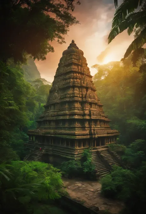 temple in deep jungle