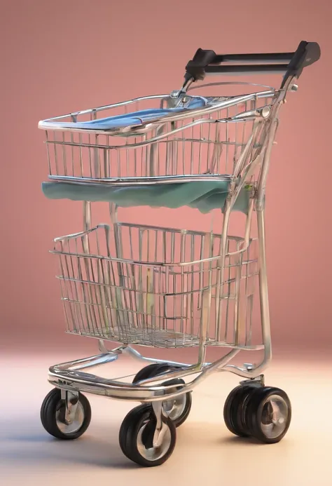 create a logo for a bag and a shopping cart