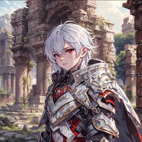 128K Ultra High Definition,
128K Ultra High Quality,
128K Ultra High Resolution,
128K Resolution,
Hyper Detailed,
Hyper Quality,
Hyper Definition,
Perfectly Detailed,
Perfectly Designed,
Masterpiece,
1 Boy,
Anime,
Handsome,
White Hair,
Red Eyes,
Wearing Ea...